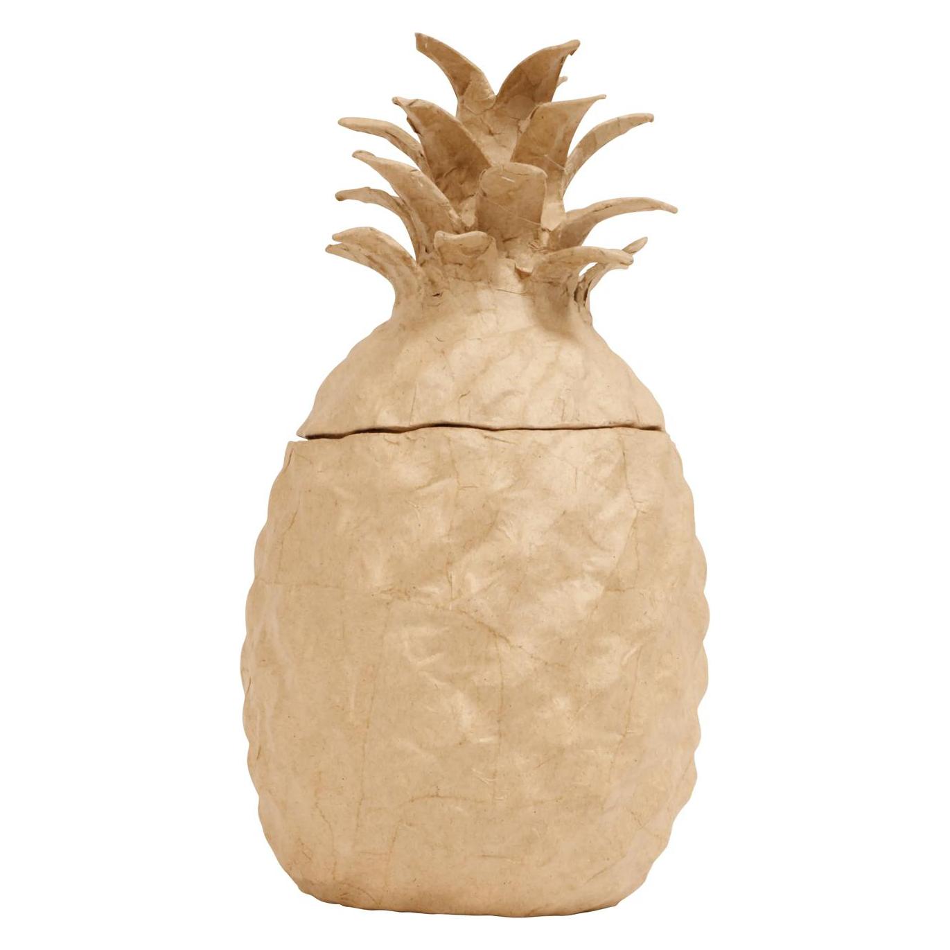 Décopatch Pappmache Pappmaché-Ananas Schachtel (BT094C)