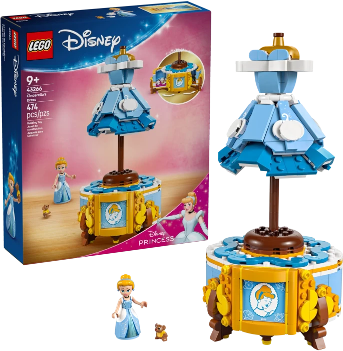 LEGO Disney 43266 Cinderellas Kleid