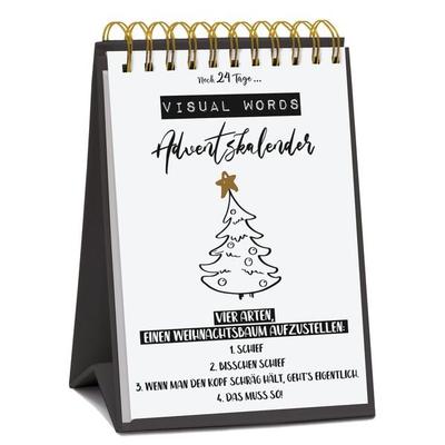 Tisch-Adventskalender »Visual Words«