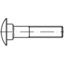 TOOLCRAFT 111556 Flachrundschraube M8 80 mm Vierkant DIN 603 Stahl galvanisch verzinkt 200 St.