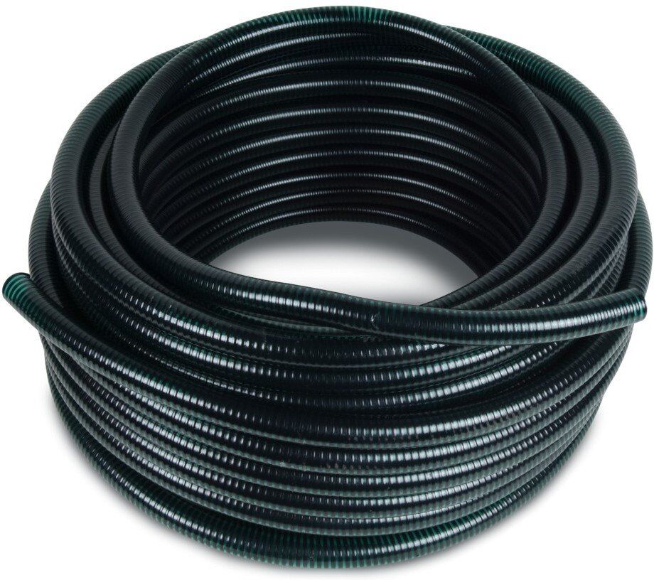 OSAGA TUBO A SPIRALE FLESSIBILE IN PVC RINFORZATO Ø 40 MM 1 MT PER LAGHETTO STAGNO