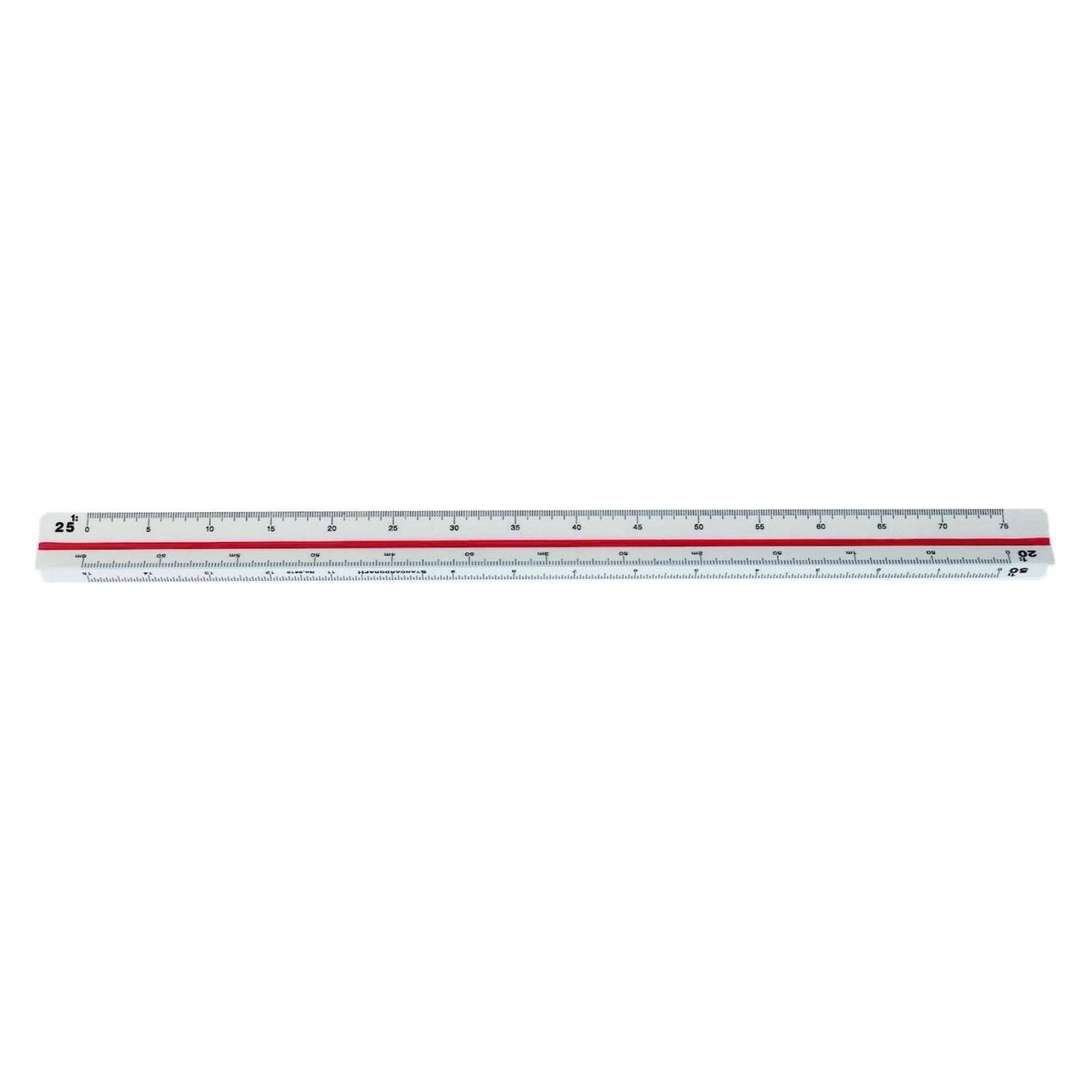 DUX Dreikant-Massstab 30cm (30 cm, Kunststoff) (9412)