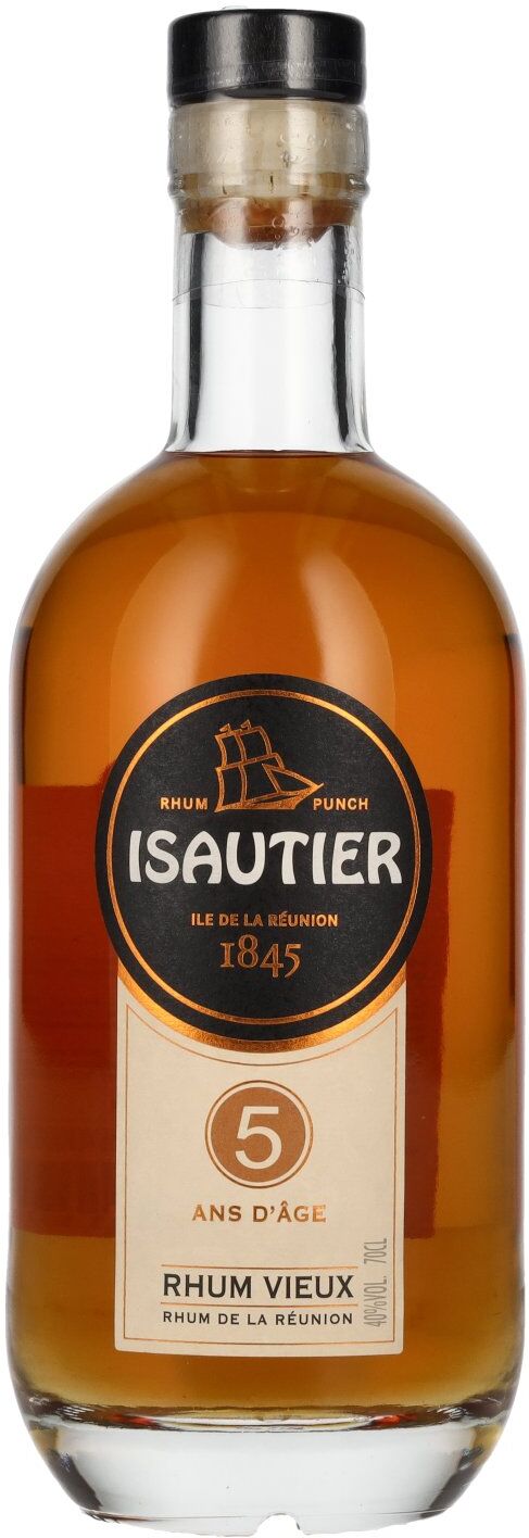 Isautier Rhum Vieux 5 Ans D'Âge Blend 40% Vol. 0,7l