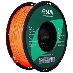 eSUN Filament PLA+, orange, 1,75mm, biobasiert, geruchsarm, 1kg Spule
