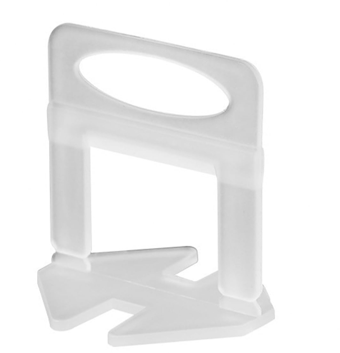 Tegel leveling systeem - 500 clips - Wit - PVC