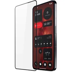 Screenguard Nothing Phone (2a) Full Screen Panzerglas Schutzfolie 2.5D 9H (Nothing Phone (2a)), Smartphone Schutzfolie, Schwarz