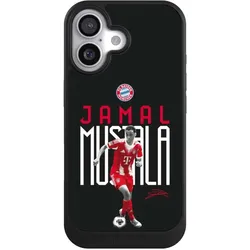 Nivocase Hülle für Apple iPhone 17 Handyhülle NIVOcore Case Schwarz FC Bayern München Offizielles (Apple iPhone 17), Smartphone Hülle, Schwarz