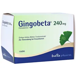 Gingobeta 240 mg Filmtabletten 120 St
