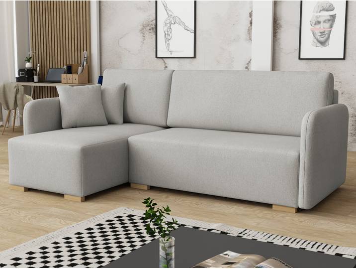 MIRJAN24 Ecksofa Como L, Polsterecke, L-Form Sofa, Polstergarnitur, Eckcouch vom Hersteller (Farbe: Velo 633)