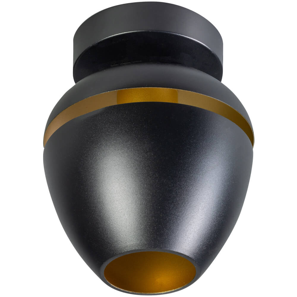 ETH Claire Design plafondlamp zwart van metaal