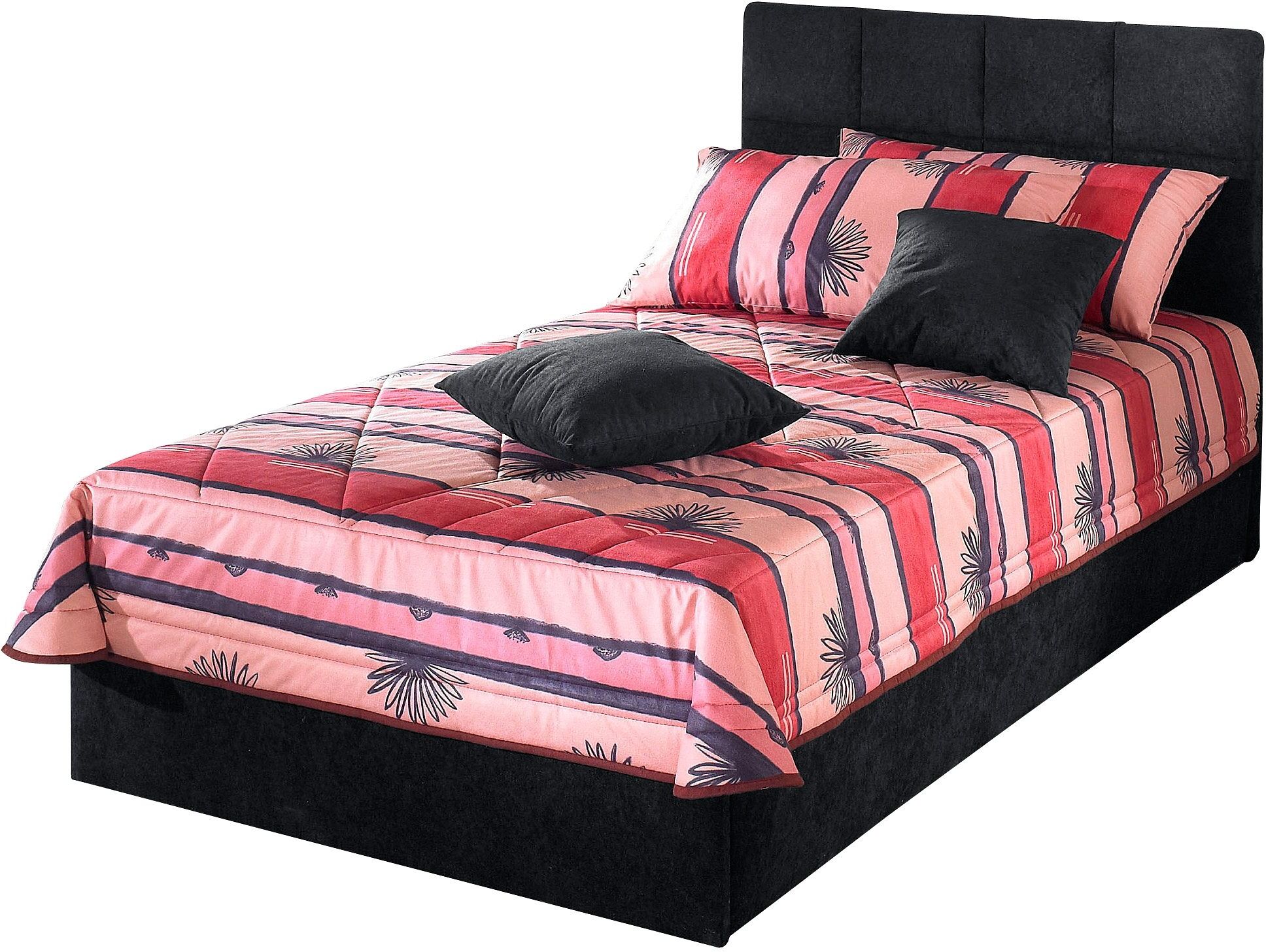 Tagesdecke, rot, B:255cm L:225cm, Polyester, WESTFALIA SCHLAFKOMFORT, Tagesdecken