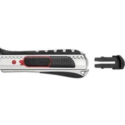WEDO Cutter Safety 2in1 787018 18mm schwarz/rot