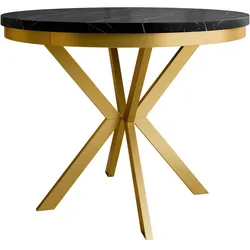 ESSTISCH ausziehbar Edder Gold 100