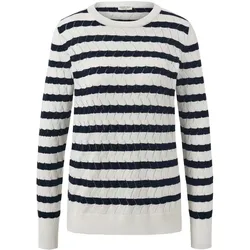 Tchibo - Gestreifter Strickpullover - Damen - Gr. XL - dunkelblau/gestreift