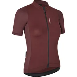 Womens RIDE Kurzarmtrikot dunkelrot / M