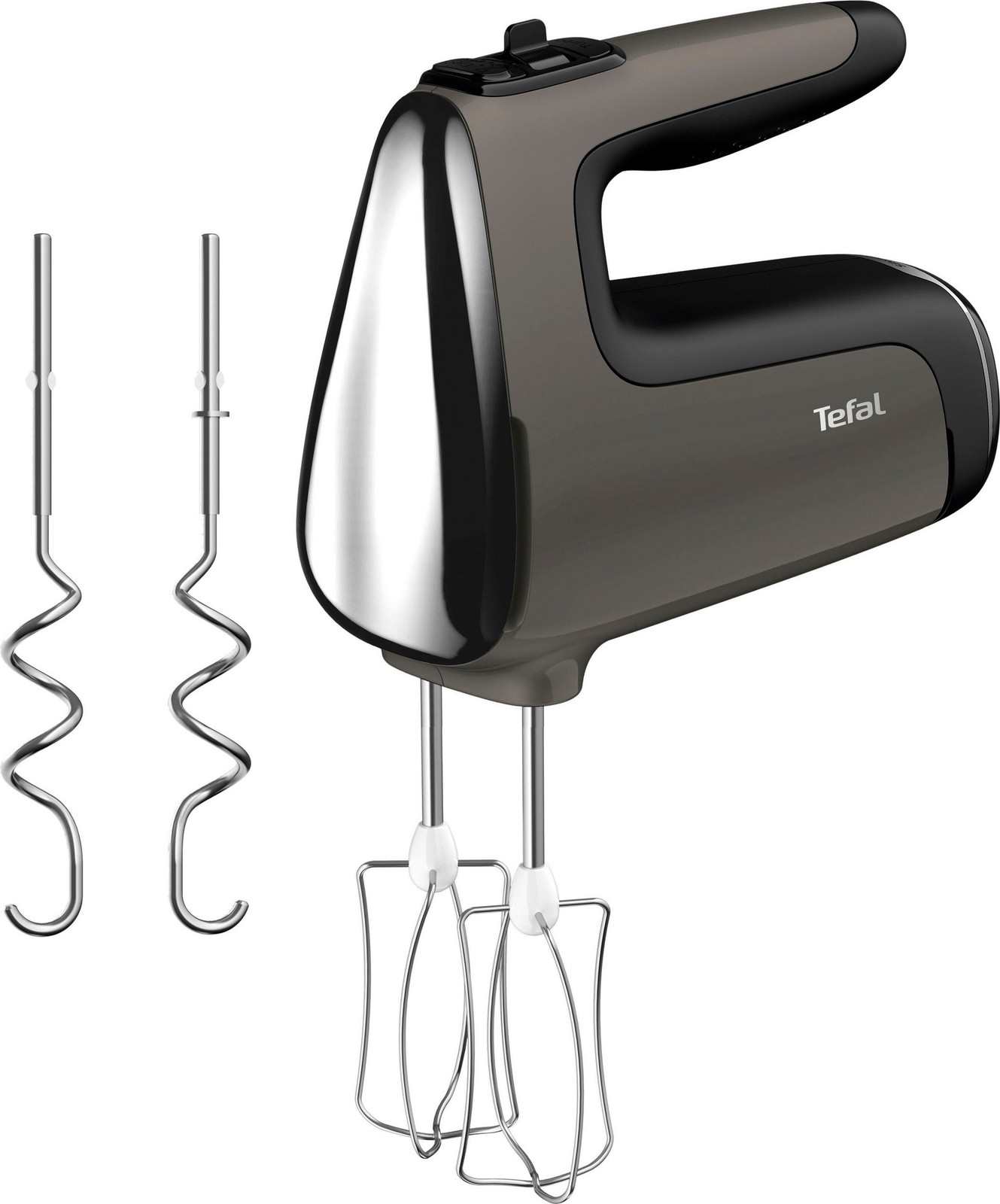 Tefal Powermix Silence HT650E Handmixer, Zilver, 600W