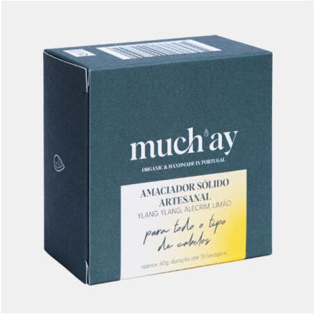 MUCHAY AMACIADOR SOLIDO YLANG ALECRIM 60g