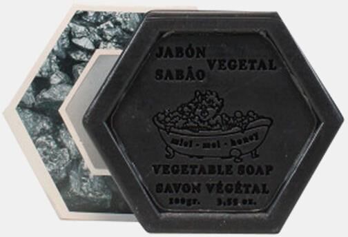 APIMEL SABONETE HEXAGONAL CARVAO E MEL 100g