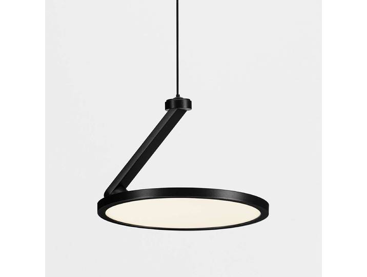 Pendelleuchte Opi Ø 20cm Schwarz/Schwarz Aluminium Nicht austauschbare LEDs LED-Platine