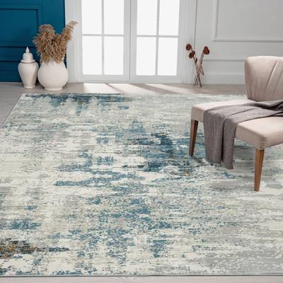 KALATY Abstract Grey Tones Area Rug