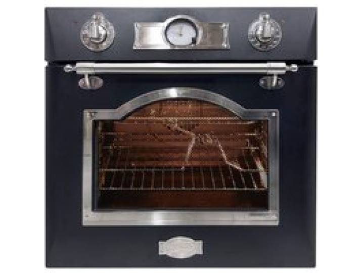 Kaiser Empire EH 6355 Em Sil Four électrique à encastrer 60 cm Anthracite émaillé avec décor argenté 67 litres