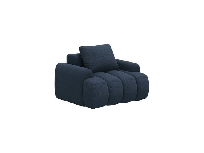Design Sessel Kimi Strukturstoff Blau chosen by Bloomingloft