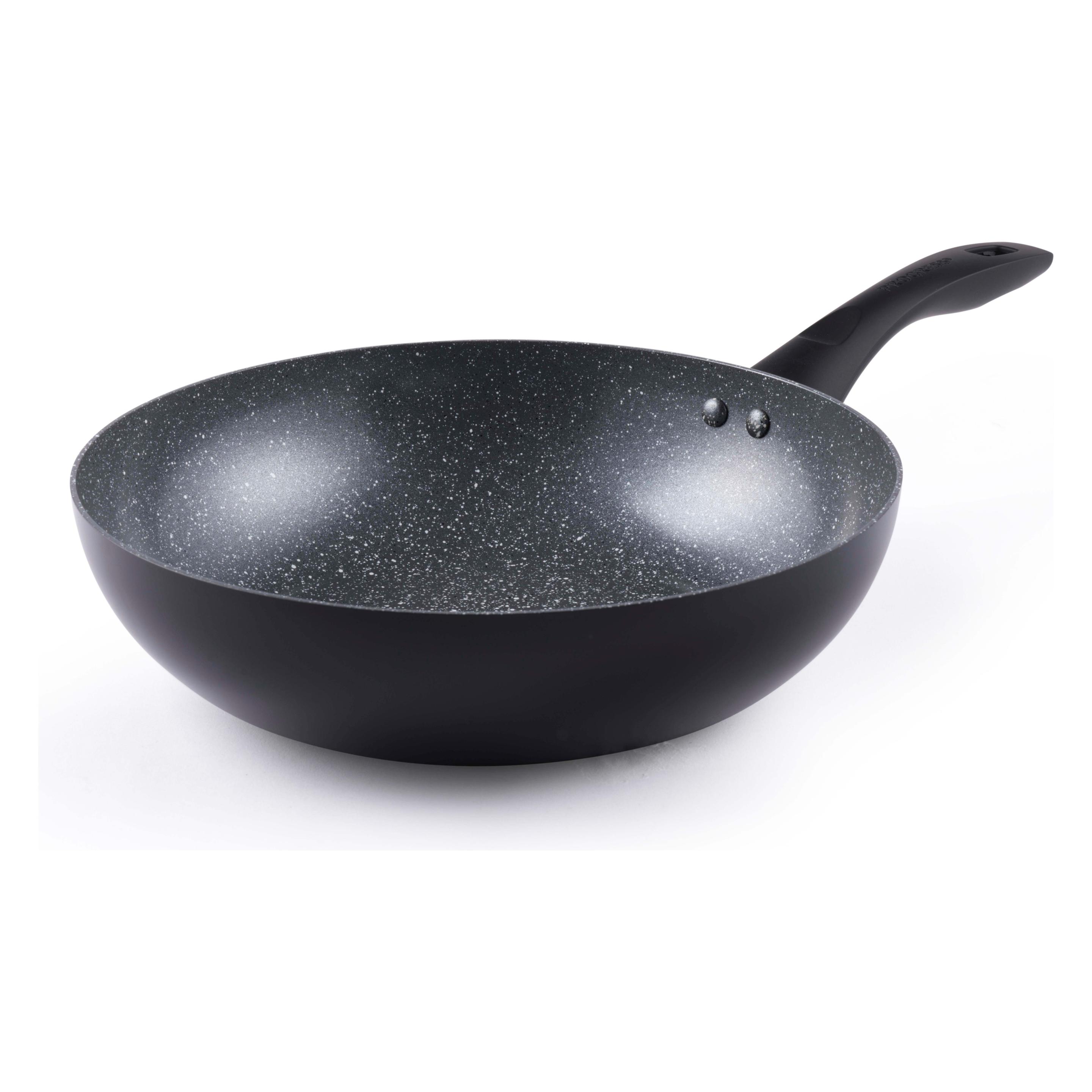 Progress BW12915EU7 Marble Ceramic 28cm Stir-Fry Pan (Aluminium) (BW12915EU7)