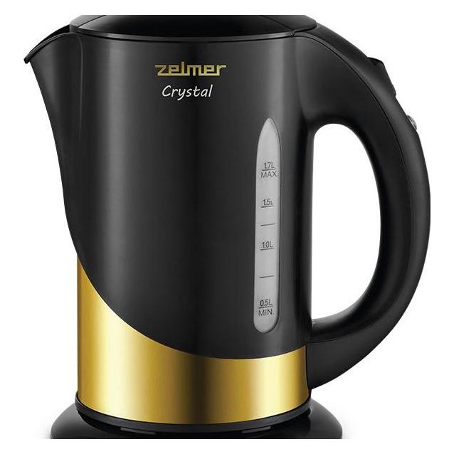 Zelmer ZCK7630G Crystal czarny (1.70 l) (ZCK7630 Crystal Gold)