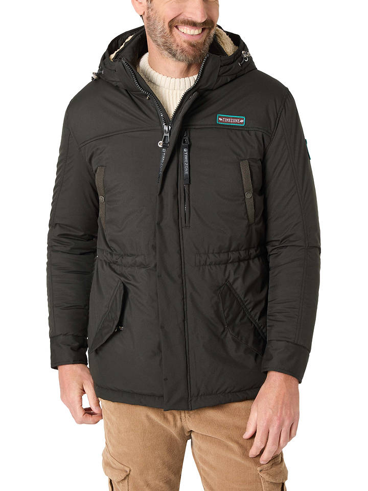Timezone Parka in Schwarz - XXL