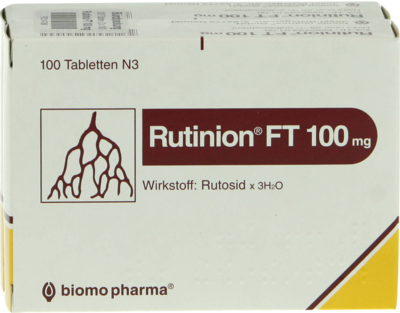 biomo pharma GmbH RUTINION FT 100 mg Tabletten 200 St 02147368