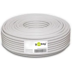 Goobay 15115 CU (25 m, 1.50 mm2), Lautsprecherkabel, Weiss
