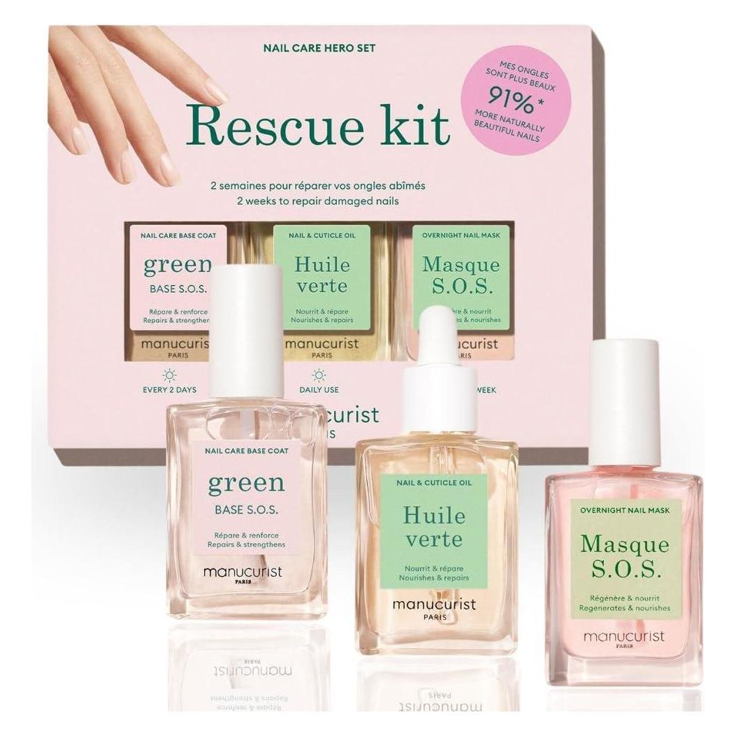 Nuxe Manucurist Rescue Kit Nail Care Kit for Damaged Nails (3662263222147)