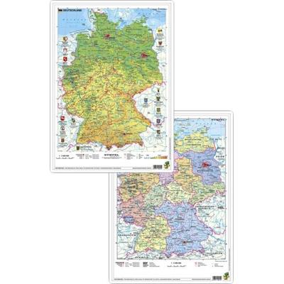 Deutschland physisch/politisch