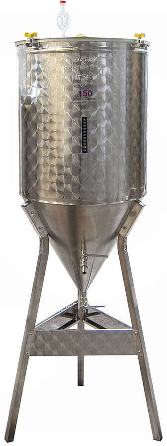 Polsinelli Fermentatore Inox CONICO 60° 150 L
