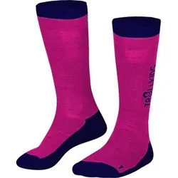 TROLLKIDS Kids Ski Socks, Größe 34 in Pink Pink