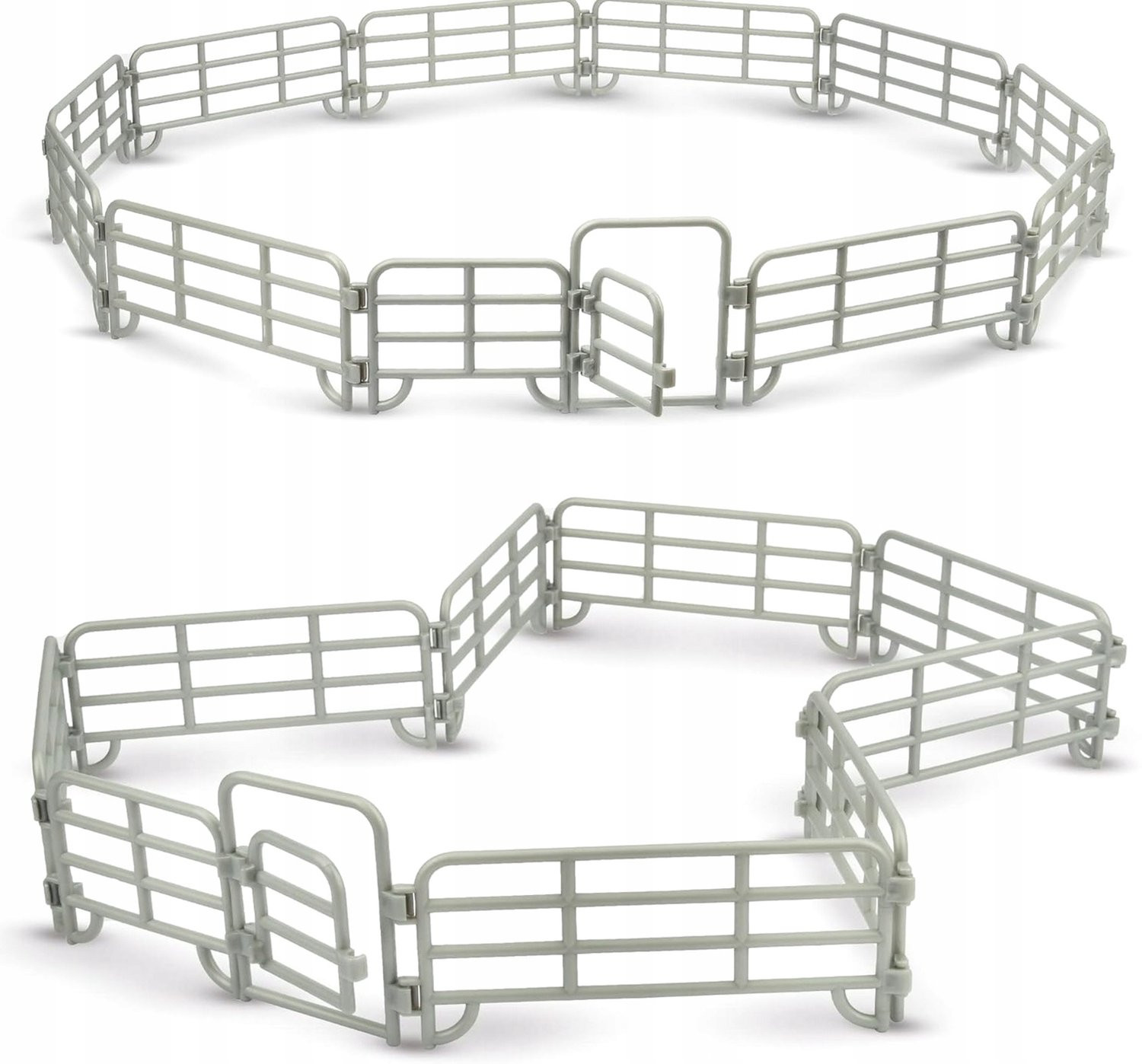 Set van 20 Boerderijhekjes voor Dierfiguren - Realistische Speelgoed Accessoires