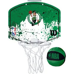 Wilson NBA Boston Celtics Team Mini Basketballset green