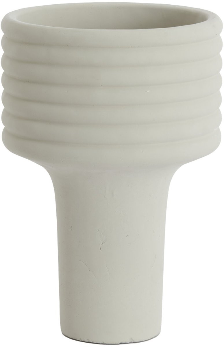 Light & Living Vaas SYLVA Wit Ø24x35 cm