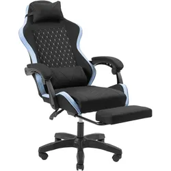 Mars Gaming MGC-X Fabric, Gaming Stuhl, Schwarz, Blau