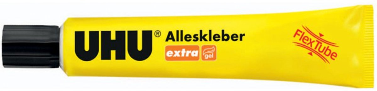 UHU Alleslijm extra gel, extra sterk en druppelvrij, 18 g