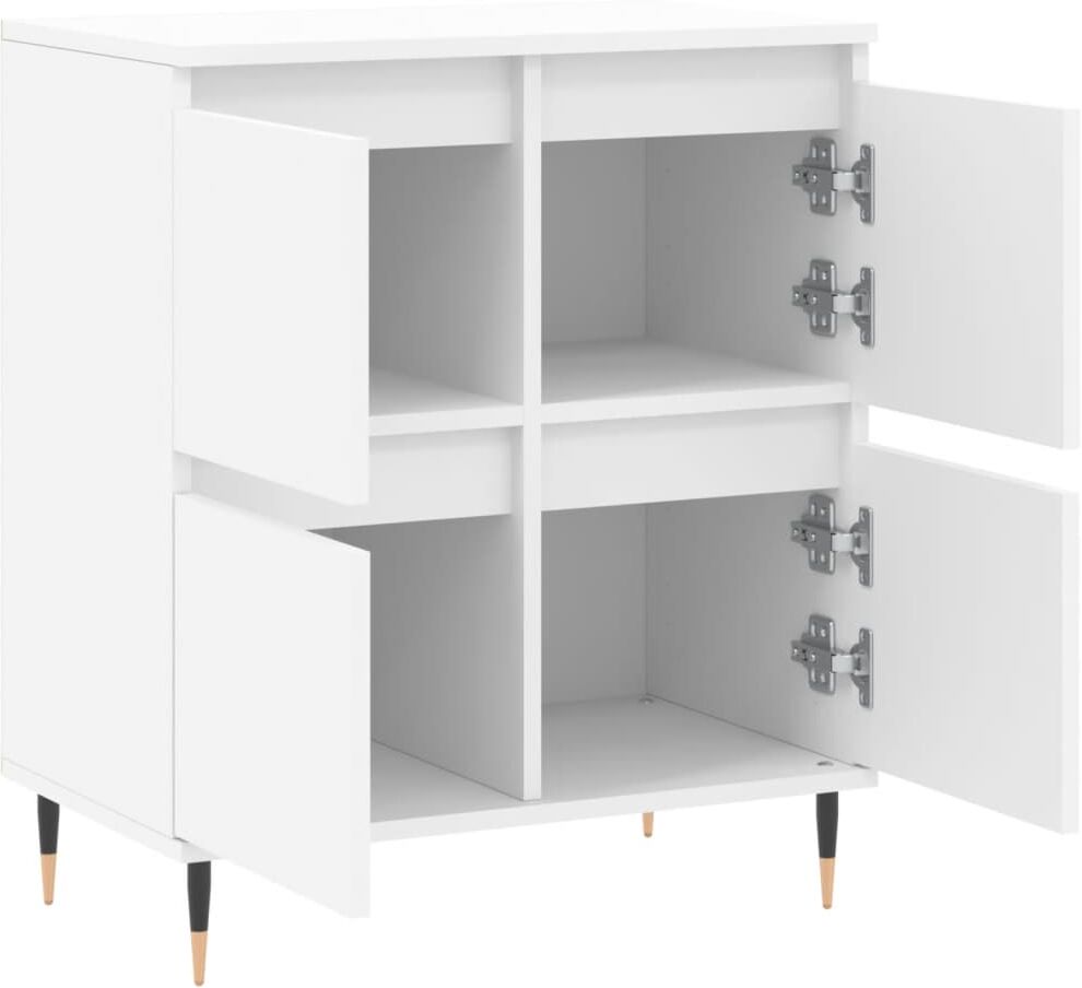 vidaXL Buffet Blanc 60x35x70 cm Bois d'ingénierie