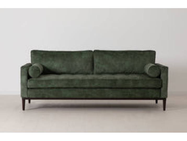 Model 02 Dreisitzer-Schlafsofa , Tannengrün