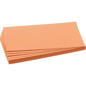Franken Moderationskarten UMZ 1020 05, 500 Stück, rechteckig, orange, 9,5 x 20,5 cm