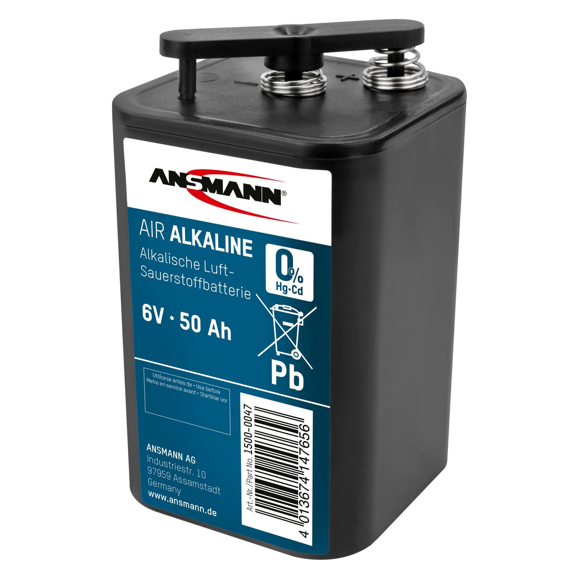 Ansmann Zink-Luft Alkaline Batterie Block (1 Stk., 4R25) (1500-0047)