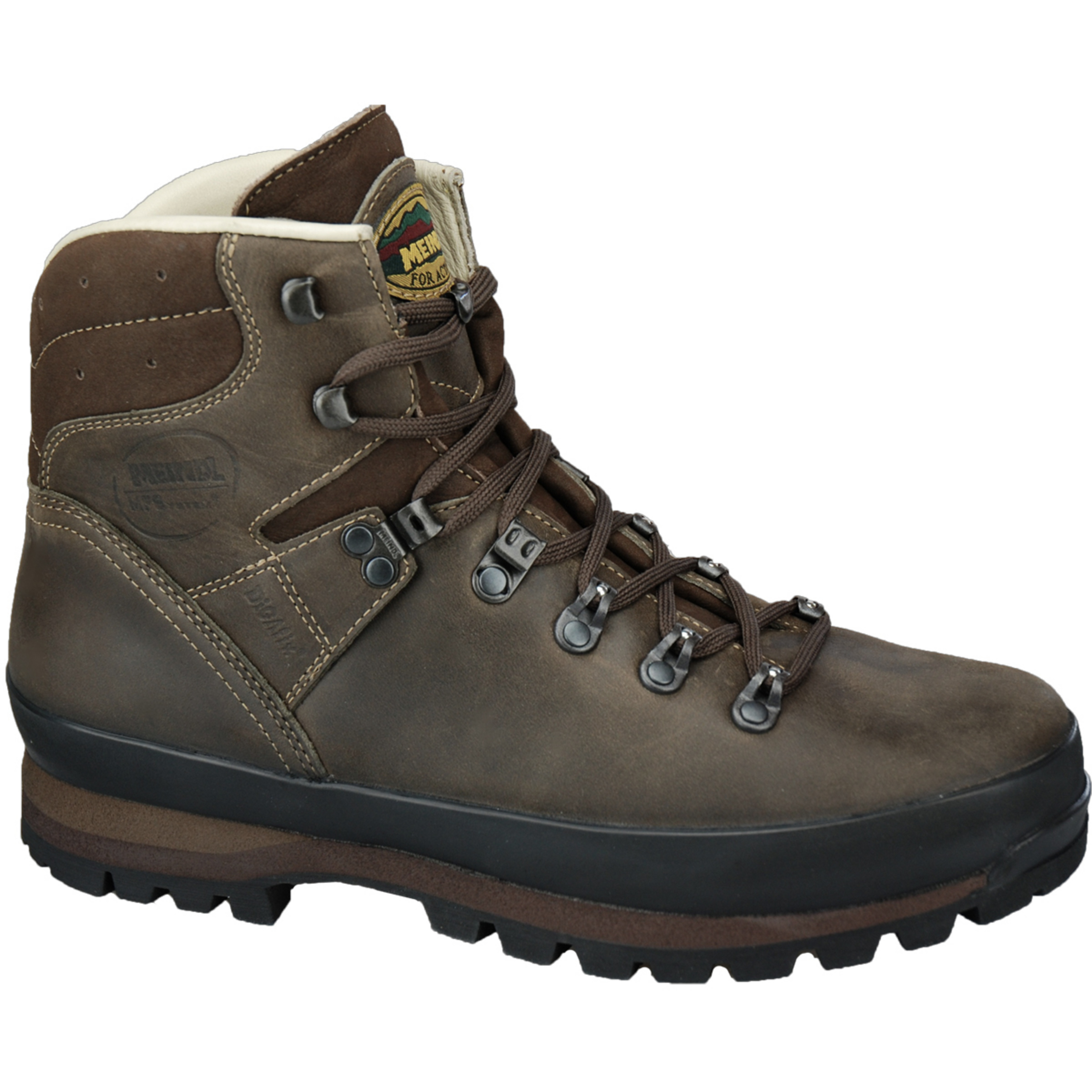Meindl Borneo 2 MFS Herren Wanderschuhe braun Größe 44.5 Camping