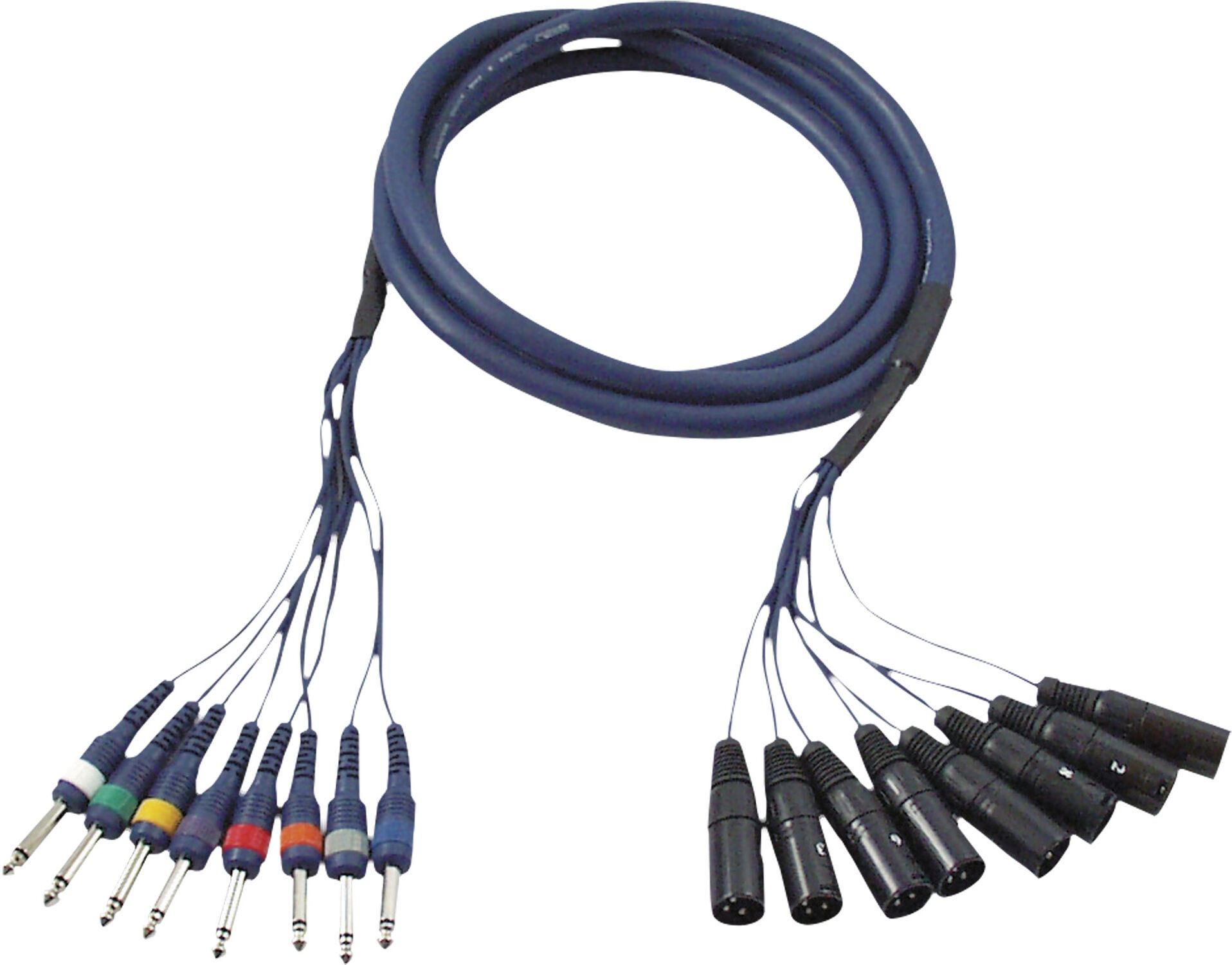 DAP Audio Fl62 – 8 Xlr/m 3p Auf 8 Klinkenbuchsen, Mono, 6 M
