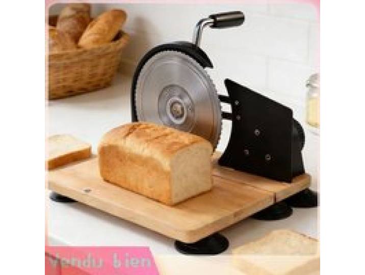 Garosa -pain à manivelle -pain manuel pour pain au levain fait maison outil de tranchage à electromenager trancheuse Rouge Noir