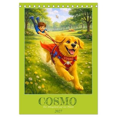 COSMO - Der Alltagsheld auf vier Pfoten (Tischkalender 2027 DIN A5 hoch), CALVENDO Monatskalender