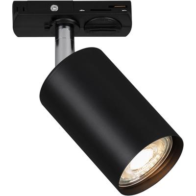 BRILONER LEUCHTEN Schienensystem-Leuchten "RAIL", schwarz (matt, schwarz), Ø 5,5cm, 1 Stk., Leuchten, Spotlight 138 mm Schwarz max. 9W Schienensystem Rail Wohnzimmer Büro