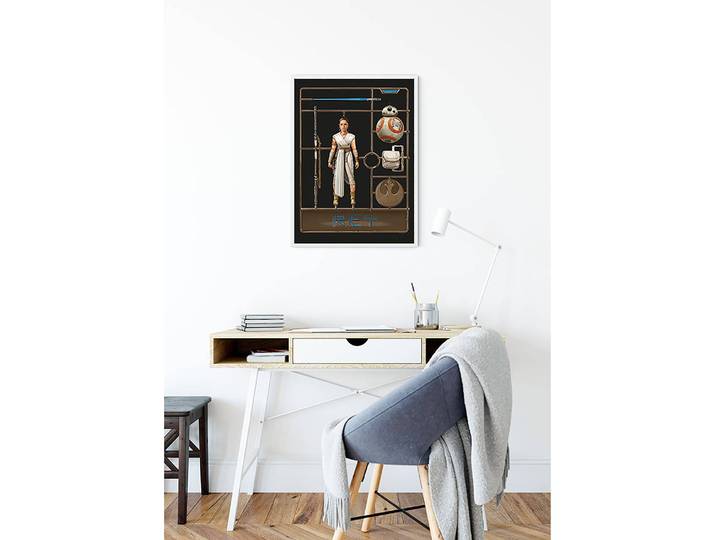 Wandbild Toy Rey Fotopapier mit seidenmatter Oberfläche und hoher Lichtbeständigkeit Multicolor 50 x 70cm
